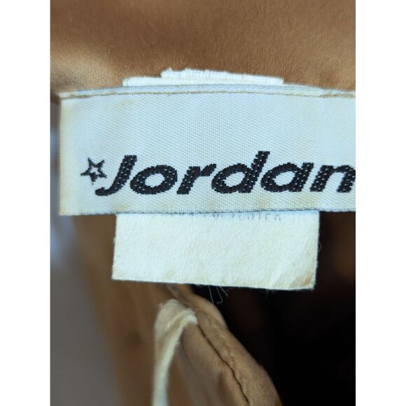 Vintage Jordan Tan Embroidered Corset Top & Skirt Set With Adjustable Straps & L - Picture 6 of 15